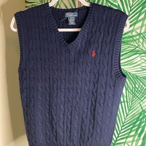 Polo sweater vest size small